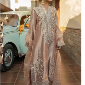 Elegant Embroidered Kaftan Dress